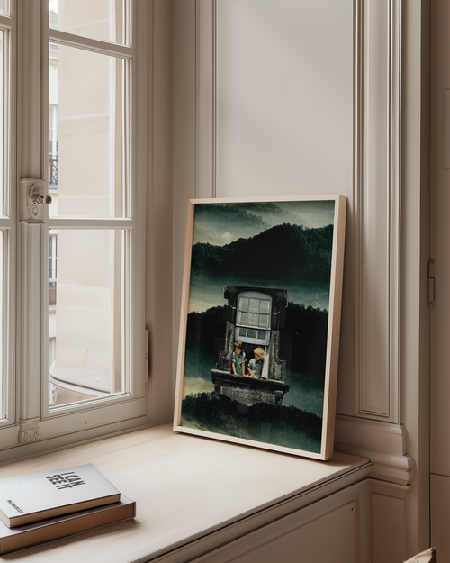 Looking into the future, Art print