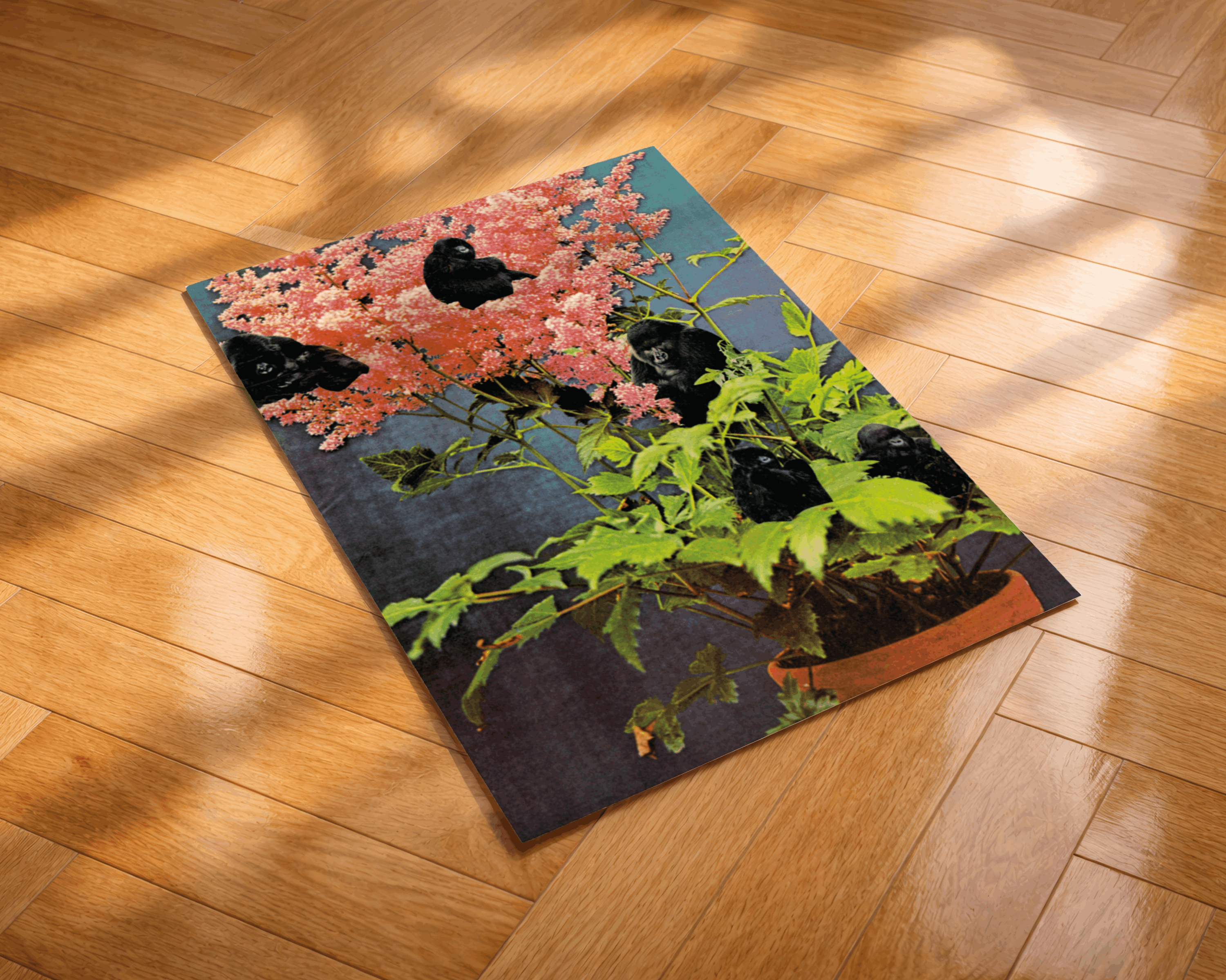 Monkey flower community, Art print